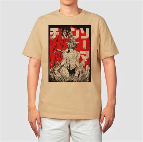 Camiseta Camisa Chainsaw Man Denji Pochita Anime Elo