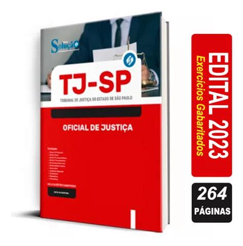 Apostila Tj Sp Oficial De Justi A De Professores Especializados