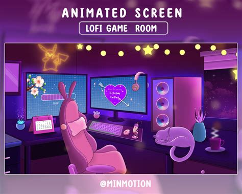 X Twitch Animated Cozy Gaming Room Stream Screens Lo Fi Etsy M Xico