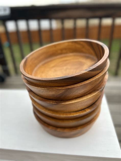 Boho Acacia Wood Bowls – Wood Bowl Candle Supply