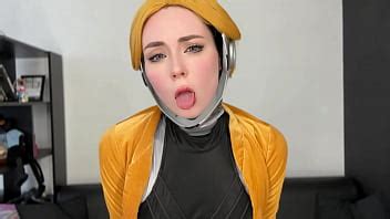 Robot Ballerina From Atomic Heart Fucks Pussy With Big Dildo Anal Masturbates Vibrator