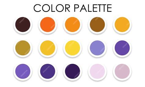 Premium Vector | Bright color palette for design. vector illustration