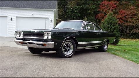 1968 Plymouth Gtx In Racing Green And 426 Hemi Engine Sound On My Car