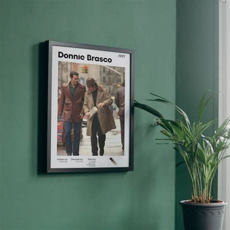 DONNIE BRASCO Movie Poster, Donnie Brasco Poster Print, Donnie Brasco ...