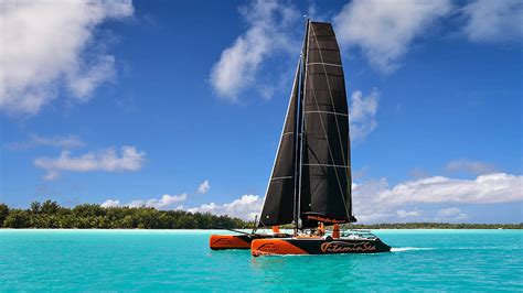 Catamaran Sailing Excursions Sailing Bora Bora French Polynesia