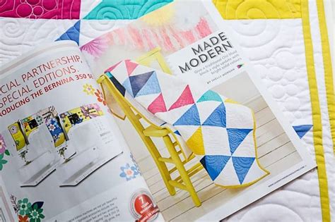 Made Modern My New Quilt Pattern In Love And Patchwork Magazine Issue 48 Coral Co