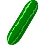 Cucumber vector clip art | Free SVG