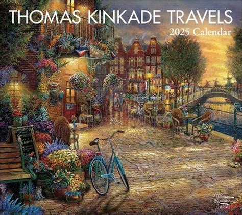 Thomas Kinkade Travels 2025 Deluxe Wall Calendar By Thomas Kinkade