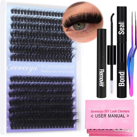 Amazon Boahankuke Lash Clusters Kit Natural Fluffy Lash Extension