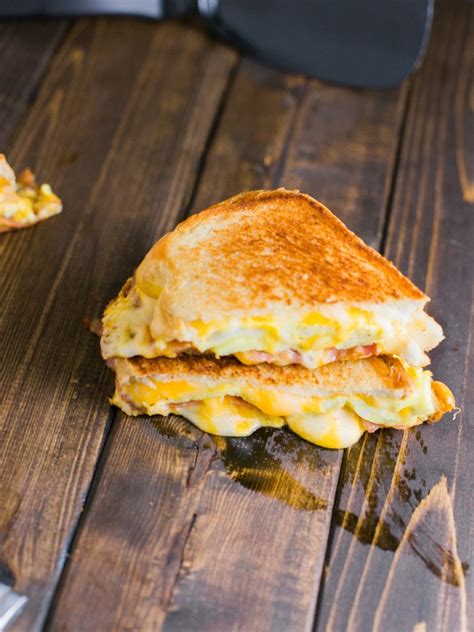 Breakfast Grilled Cheese Sandwich Dad With A Pan