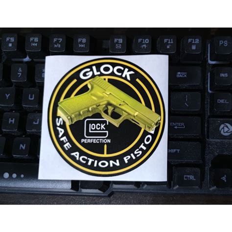 Glock Logo Vinyl Sticker High Quality Sticker Waterproof Laminated