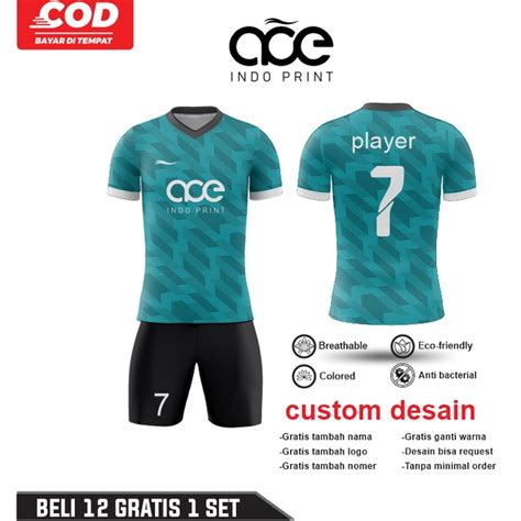 Jual Jersey FUTSAL Full Printing BEBAS DESAIN Suka Suka Bisa Custom