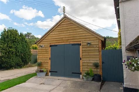 Single Bay Oak Framed Garage Bespoke Oak Framed Garages