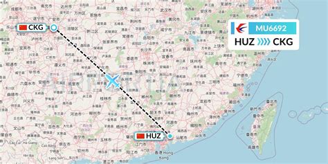 MU6692 Flight Status China Eastern Airlines Huizhou To Chongqing CES6692