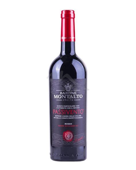 Passivento Rosso Terre Siciliane Igt Barone Montalto Acquista