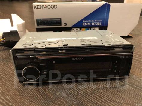 Магнитола Kenwood KMM-BT304, 1 DIN — 178x50 мм, новый, в наличии. Цена ...