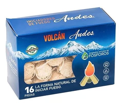 Iniciador De Fuego Volc N Para Parrilla Carbon Le A Asado Cuotas Sin