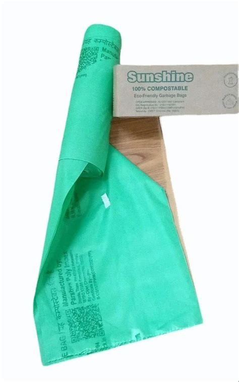 U Cut Plain Sunshine Compostable Garbage Bag Capacity Kg At Rs