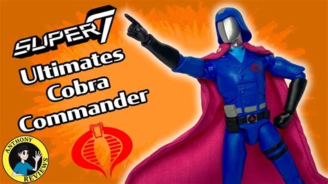 80s Nostalgia Super7 Ultimates Gi Joe Cobra Commander Review Youtube