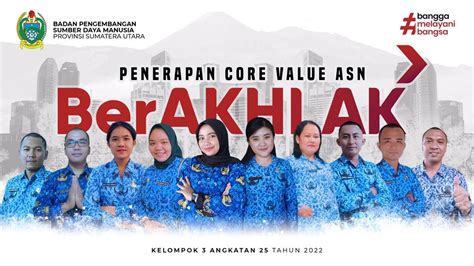 Penerapan Core Values Asn Berakhlak Angkatan Xxv Kelompok Tom S