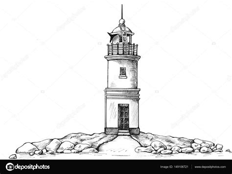 Faro De Tokarevskiy En Vladivostok Ilustraci N De Stock De Daisha