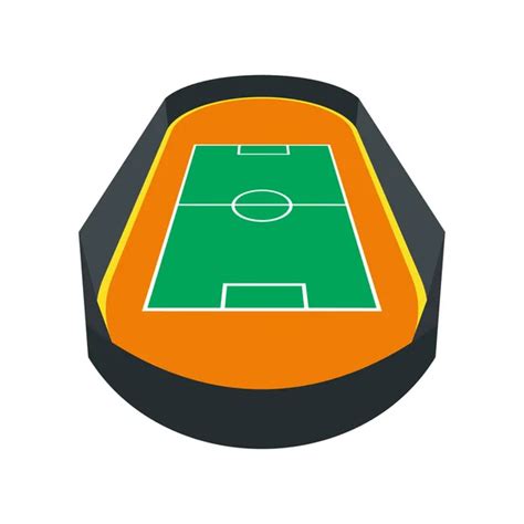 Soccer field icon, cartoon style Stock Vector Image by ©juliarstudio #106300380