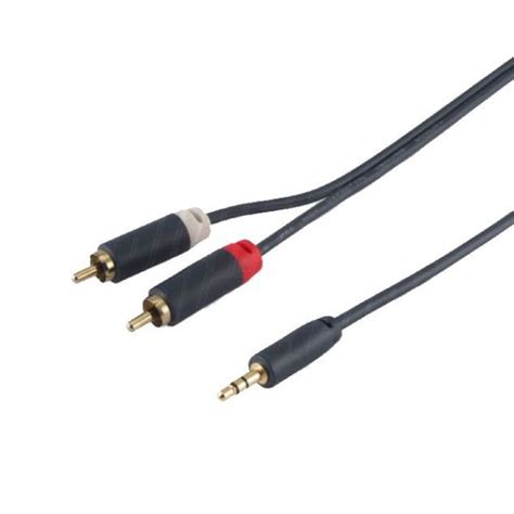 Teck Cabo Jack 3 5mm Macho 2 X Rca Macho De Qualidade 3 Metros