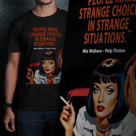 T Shirt Classic T Shirt Pulp Fiction R 84 83 Em Mary Jane