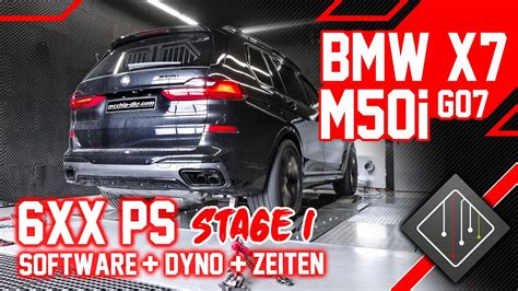 BMW X7 M50i XDrive G07 Stage 1 Dyno Autobahn 100 200 Km H