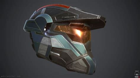 ArtStation - Halo Reach "CARTER" Helmet, Gokul Panchal | Halo reach ...