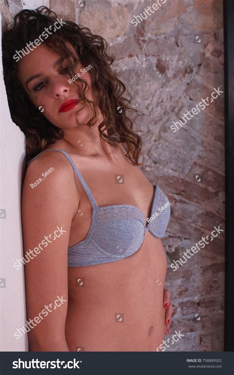 Sexy Girl Black Lingerie Posing Photo Stock Photo 758889502 Shutterstock