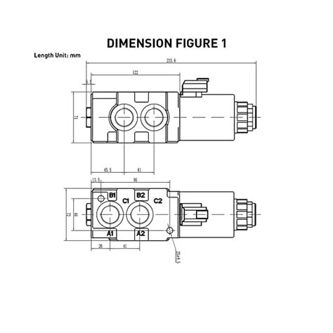 Inpanols Hydraulic Solenoid Diverter Valve 18 Gpm Dc 24v Hydraulic Solenoid Selector Max