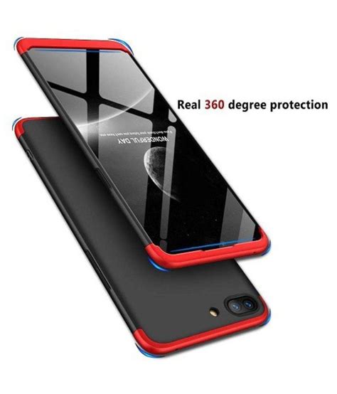 Oppo A3s Plain Cases Kovado Blue Premium Quality 360 Protection Cover