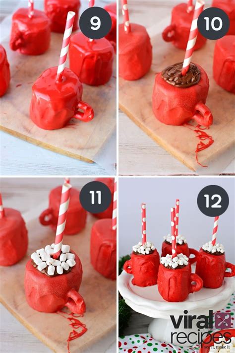 Hot Cocoa Marshmallow Dippers That Look Like Mini Mugs Salty Side Dish