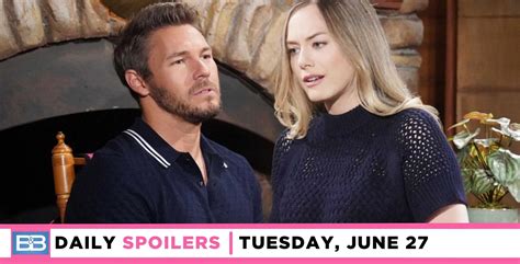 Bold And The Beautiful Spoilers Liam Gets Testy With Hope