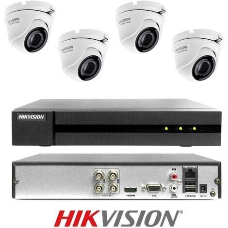 KIT VIDEOSORVEGLIANZA HIKVISION CLOUD DVR 4 CANALI 4 TELECAMERE 4MP HD 1 TB