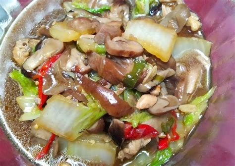 Resep Tumis Sawi Dan Jamur Sawit Oleh Helen Syahril Cookpad