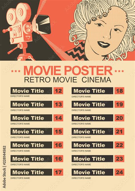 Movie Poster Vector