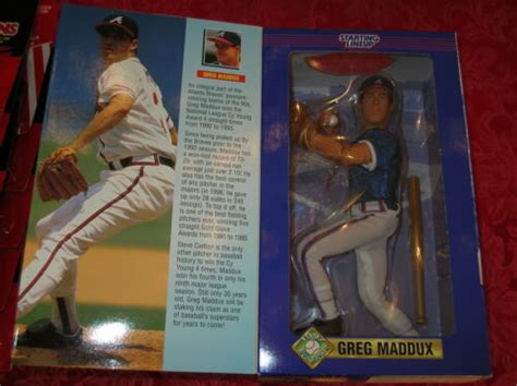 Greg Maddux Atlanta Braves In Large Starting Lineup Action