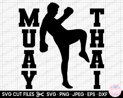 Muay Thai Svg Muay Thai Png Muay Thai Svg Cut File Cricut Etsy Australia