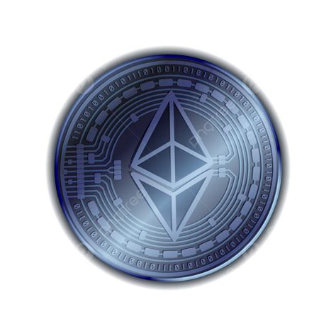 Cryptocurrency Ethereum Vector Design Images 3d Realistic Ethereum