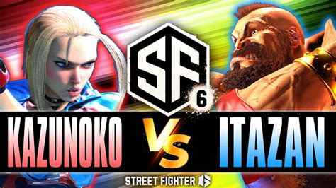 SF6 Kazunoko Cammy Vs Itazan Zangief Street Fighter 6 YouTube