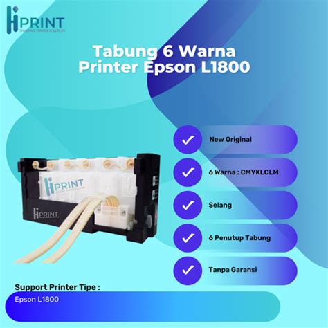 Jual Tabung Tinta Printer Epson L1800 L 1800 Ink Tank Epson L1800