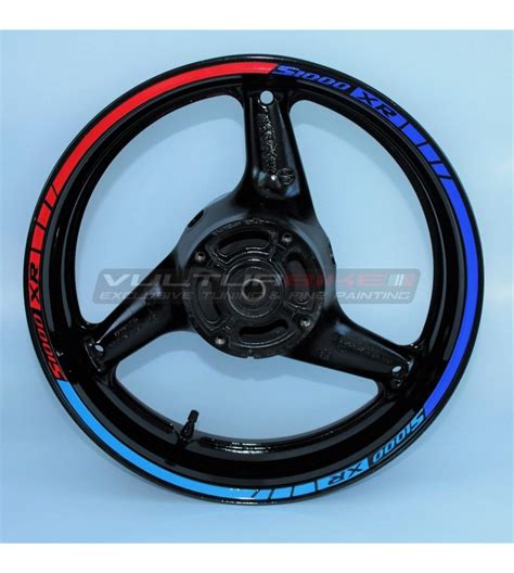 Three Colour Stickers For Wheels Bmw S1000xr