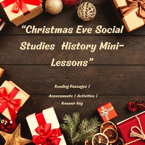 Society Christmas Lesson