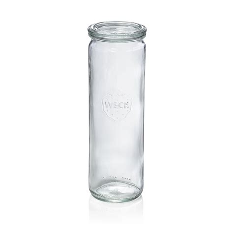 Cylinder Shape Glass Jar