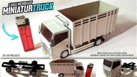 CARA MEMBUAT TRUK OLENG DARI KARDUS YouTube