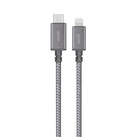 Кабель синхронизации Moshi Integra™ Cable USB-C to Lightning 1.2m ...