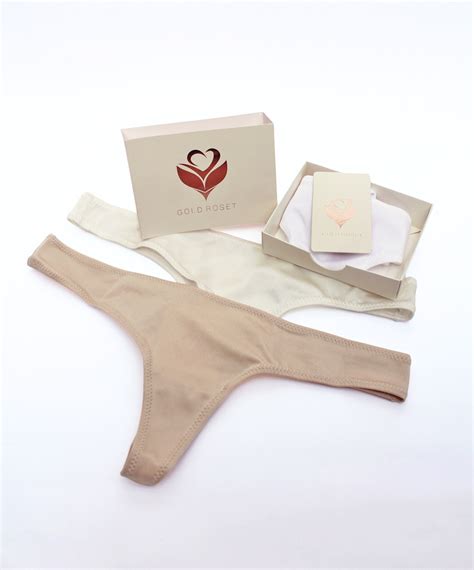 3 Pack Panty Anastasia Blanco Marfil Nude Gold Roset