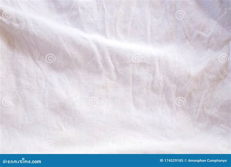 Close Up White Cotton Fabric Texture Background Stock Image Image Of